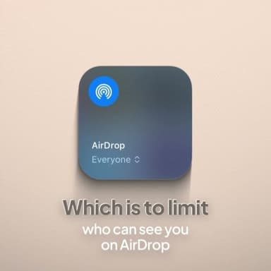 Limit who can Airdrop you